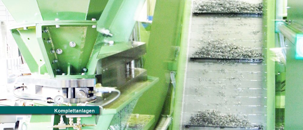 Anlagenbau Shredder Schredder Förderer Förderband Späneförderer Späneaufbereitung Späne Öl Emulsion Spyra